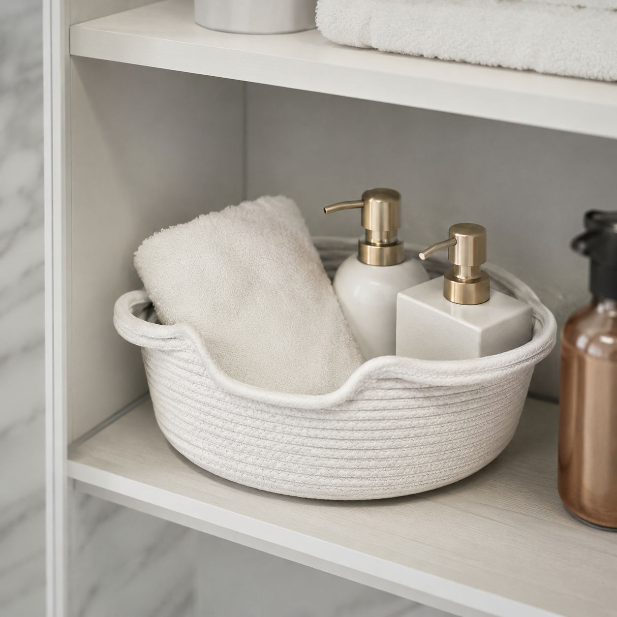 Stylish Cotton Holder for Eco-Friendly Organizing